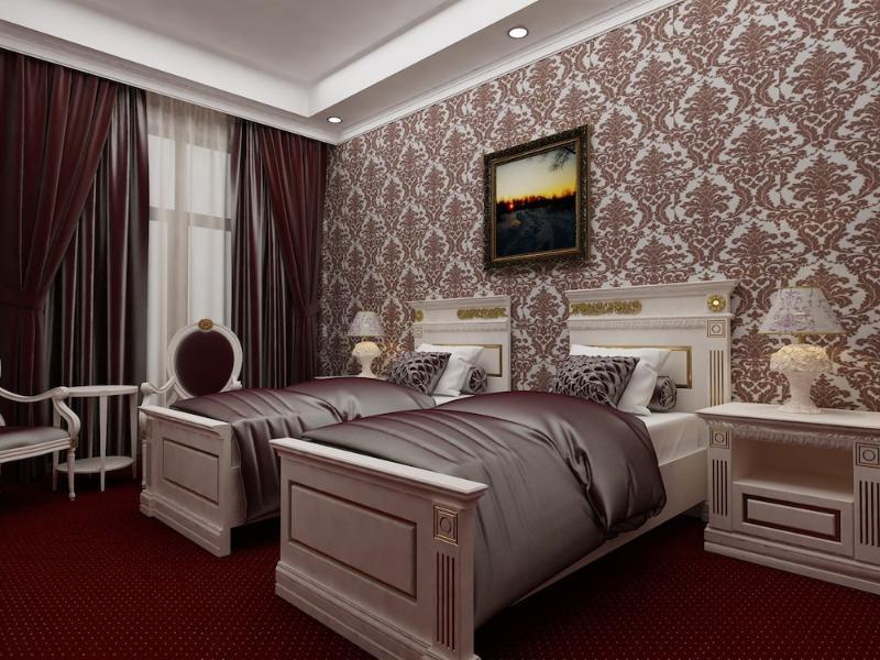 فندق بريمير بالاس باكو المظهر الخارجي الصورة 3D rendering of a bedroom